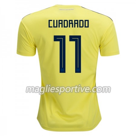 Completo Calcio Colombia Cuadrado 11 Divisa Prima Mondiali 2018